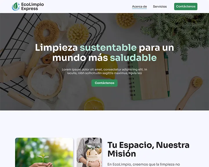 Sitio Web - Servicio Limpieza