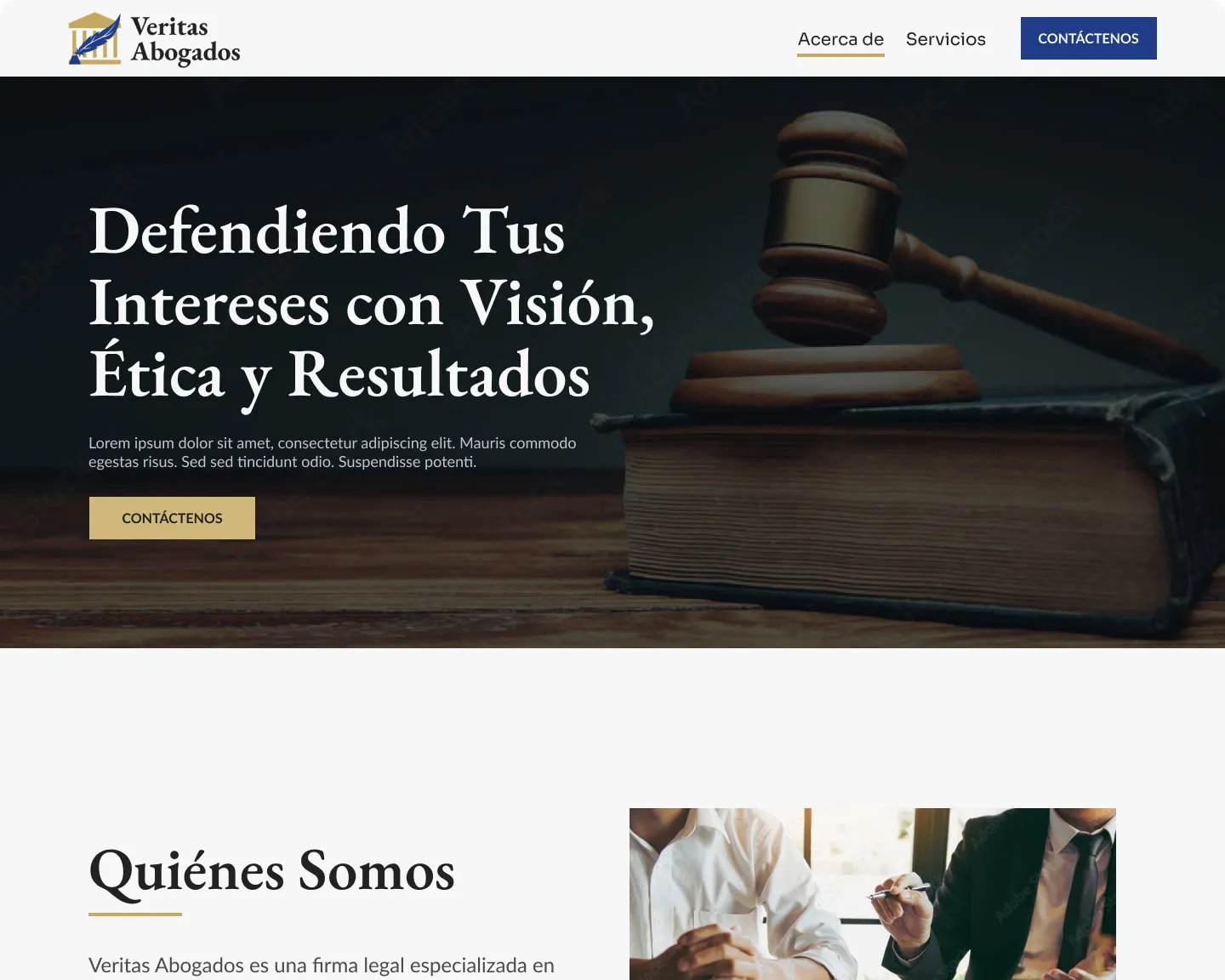 Sitio Web - Serviceio Abogados